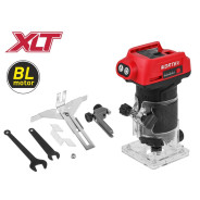 Аккум. фрезер кромочный LX CMM 1822 в кор. XLT SOLO БЕСЩЕТ., 18 В, цанга 6/8, рег. об.  ...WORTEX 2322181