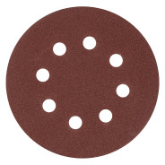 Круг абразивный на ворсовой подложке под "липучку", перфорированный, P 120, 125 мм, 5 шт. ...Matrix 73806