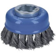 Щетка чашечная 75 мм X-Lock (пучки / сталь 0,35 мм)  BOSCH 2.608.620.726