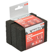 Губка для шлифования, 100 х 70 х 25 мм, средняя жестк., 3 шт., P 60/80, P 60/100, P 80/120  ...Matrix 75710