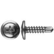 Саморез 4.2х32 mm с прессшайбой, цинк, со сверлом (25 шт)  STARFIX SMZ1-50358-25