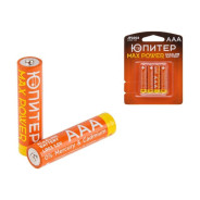 Батарейка AAA LR03 1.5V alkaline 4шт  ЮПИТЕР JP2202