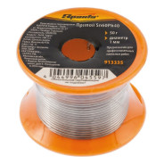 Припой Sn60Pb40, D 1 мм, 50 г, на пластмассовой катушке  Sparta 913335