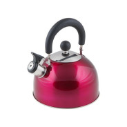 Чайник со свистком. нержавеющая сталь. 2.5 л. серия Holiday. вишневый металлик (диаметр 19 см. высот...PERFECTO LINEA 52-121517