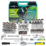 Набор инструментов 108пр. 1/4", 1/2"  FORSandTUNE FORSandTUNE-41082-5