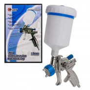 Профессиональный HVLP покрасочный пистолет мини, пластиковый бачок (сопло 1.8 mm)  ...STAB TE67036