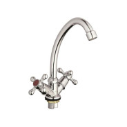 Смеситель для кухни вентильный (тип I), серия 490 (Поворотный J-излив. Цена указана за 1 шт, в короб...ECONOCE EC0491-1