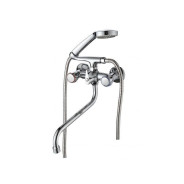 Смеситель для ванны вентильный, серия 07 (Длинный поворотный S-излив. Эксцентриков нет) ... NNF-0016