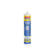 Силикон санитарный КУХНИ ВАННЫЕ белый 280 мл  SOUDAL 105896