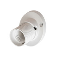 Патрон Е27 с резьбовым вводом, фланцевый  BYLECTRICA Е27Ф-004