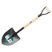 Лопата стальная с деревянным черенком  TOTAL THTHW0103