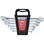 Набор ключей комбинированных, 6 - 17 mm, 6 шт., CrV, полированный хром  ...Matrix 15414