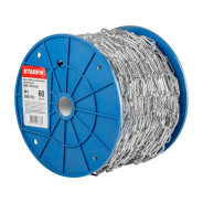 Цепь сварная длиннозвенная, оцинкованная М3 DIN 763 (бухта 60 м)  ...STARFIX SMP-42315-60
