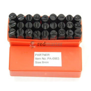 Набор буквенных штампов 6мм  Partner PA-6863-6