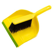 Набор: совок с кромкой 330x225 мм и щетка-сметка 285 мм, желтый PALISAD ...PALISAD HOME 933125