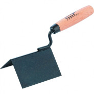 Кельма угловая, 110 х 75 х 75 мм, стальная, для внешних углов, буковая ручка  ...Сибртех 86313