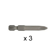 Насадка (бита) PH2 49 mm (3 шт.) (посадочный шестигранник 1/4 ")  ...BOSCH 2607001528