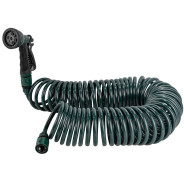 Шланг винтовой садовый с пистолетом-распылителем 15м  WMC TOOLS WMC-TG7106004NEW-15M
