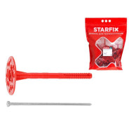 Дюбель для теплоизоляции 10х140 мм с металлич. гвоздем (50 шт в дой-паке)  ...STARFIX SMD5-61208-50