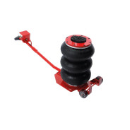 Домкрат подкатной пневматический 3т(6-12bar, h min 135мм, h max 420мм, 3 подушки, диаметр 270мм)  ...Forsage YHQD-3WT-270A