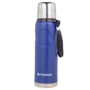 Термос для напитков 750мл(нерж.сталь,пробка с термоизолятором,крышка-кружка,горячее-до18ч,холодное-д...Forsage F-750B