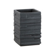 Стакан WEATHERED SAND, черный (Материал: НАТУРАЛЬНЫЙ КАМЕНЬ, полирезин)  ...PERFECTO LINEA 35-151301