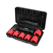 Набор нейлоновых головок и переходников для чистки от ржавчины колесных винтов и шпилек  ...YATO YT-25385