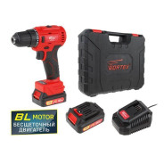 Аккумуляторная дрель-шуруповерт , 12 В, 2АКБ 1,5 А/ч, BD 1220-1 DLi в чемодане,  ...WORTEX BD12201DLi1029