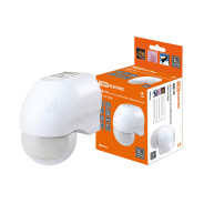 Датчик движения настенный ДДС-03 1100Вт, 5-720с, 10м, 5+Лк, 180гр, IP44  ...TDM SQ0324-0008