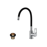 Смеситель для кухни (Lt) D35 черный  Rossinka Z35-35U-Black