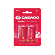 Батарейка C LR14 1.5V alkaline BL-2шт ENERGY  DAEWOO 5029996