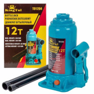 Домкрат бутылочный 12т (h min 200мм, h max 385мм)  KINGTUL KT-T91204