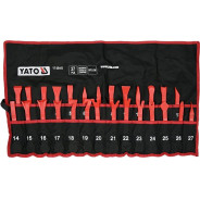 Съёмник крепежа обивки пластмассовый (27пр)  YATO YT-08443