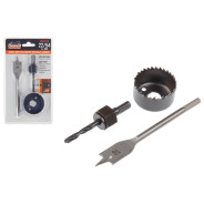 Набор для установки врезных замков 22/54, 3 предмета  GEPARD GP2422-54