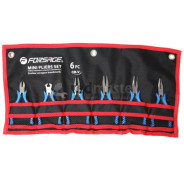 Набор шарнирно-губцевого инструмента мини 6пр. 5"-125 мм (бокорезы, плоскогубцы-2шт, утконосы п...Forsage F-50615