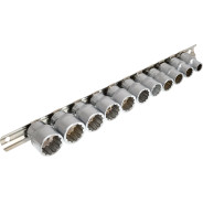 Набор головок 12-гран., 11пр., 3/8" 8-19мм,  Rock FORCE RF-3111-9