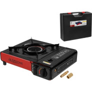 Плитка газовая портативная в кейсе, 34x25x8 см (адаптер на большие баллоны, инфракрасная конфорка)  ...ARIZONE 28-342580