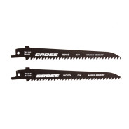 Полотна по дереву для сабельной пилы 4011 - S644D, 130 x 4.2 мм, фигур. рез, 2 шт  ...Gross 782101