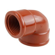 Колено ПП внутренняя-внутренняя резьба 1"  AV Engineering AVE159006