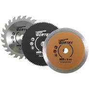 Набор оснастки для мини-пилы универсальный. Акция 3 диска: по дереву, керамике, металлу.  ...GEPARD HSS0300K0009A1