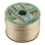 Трос металлополимерный прозрачный ПР-4.0, (4.0мм толщина, катушка 100м.п.)  ...Сибртех 47630