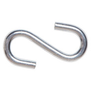 Крючок S-образный металлический 5 мм (100 шт в пакете)  STARFIX SMP-33683-100