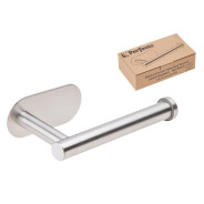 Держатель для туалетной бумаги самоклеящийся AQUARIUS, нержавеющая сталь  ...PERFECTO LINEA 35-031000