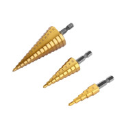 Набор ступенчатых сверл с шестигранным хвостовиком 12, 20, 32мм DEKO SD03 SET 3...Deko 065-0533