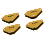 Набор из 4 магнитных фиксаторов для сварочных работ  DENZEL 97555