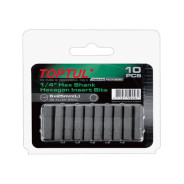 Бита шестигранная 8x25мм. 1/4" (10 шт.)  Toptul FSDA0808G