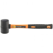 Киянка резиновая, 225г, черная резина, фибергласовая рукоятка  ...Sparta 11125