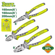 Набор шарнирно-губцевого инструмента 160-200мм   (3 шт)DYLLU DTPS0613