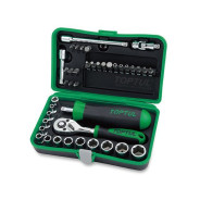Набор головок и бит 1/4", 4-14 mm, 41пр., 6гр.  Toptul GADW4101