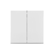 Выключатель 2 клав. (cкрытый, узел, 10А) белый, Carre  BYLECTRICA С5 10-3602